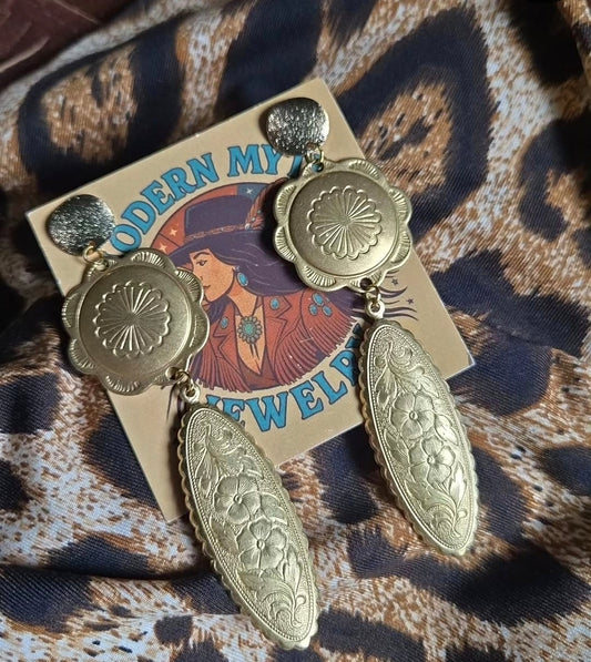 Concho Earrings